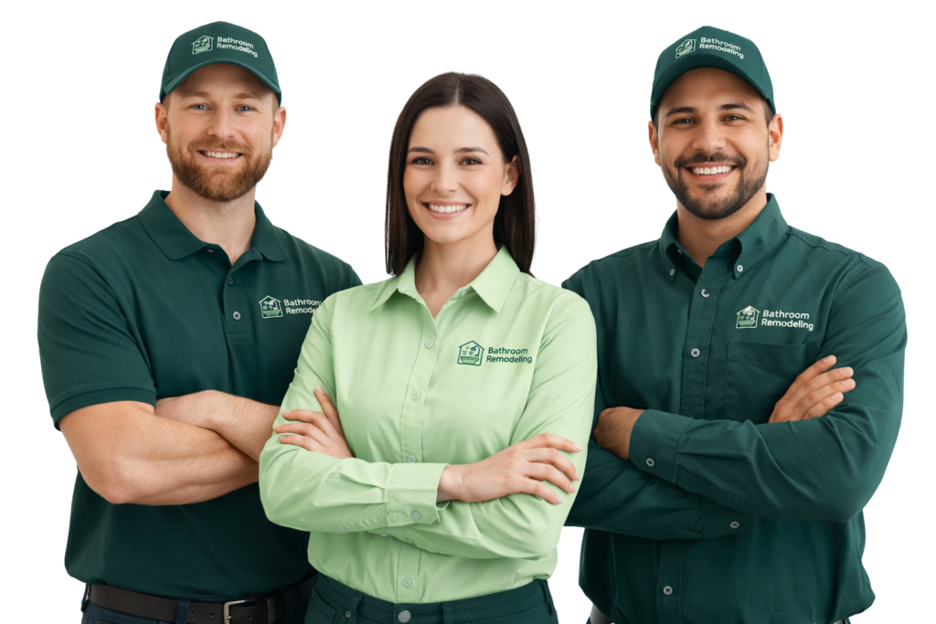 Bathroom remodeling team ready to serve